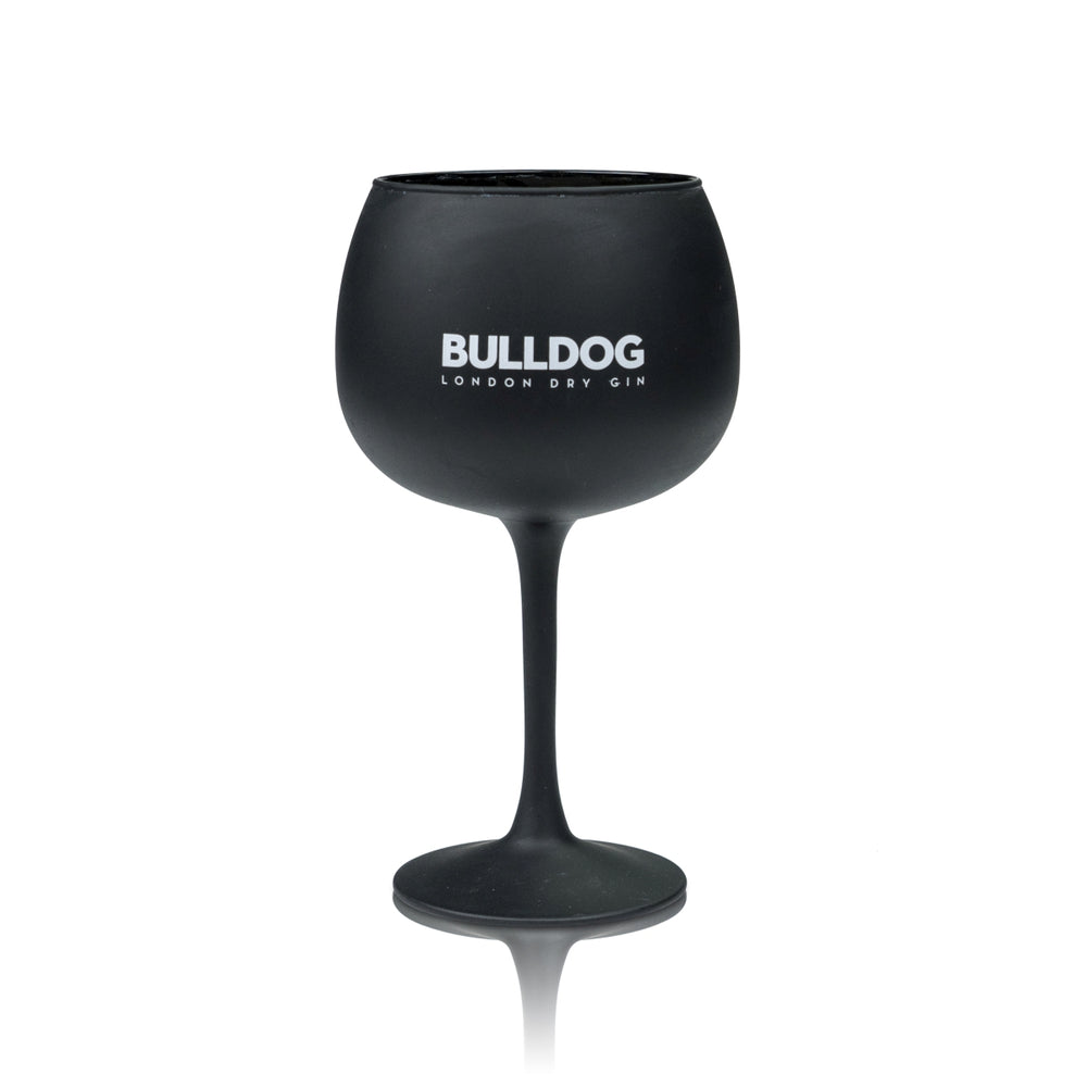 Bulldog Gin Glass 0.4l Balloon Longdrink Kieliszki koktajlowe Matt Black London Tonic