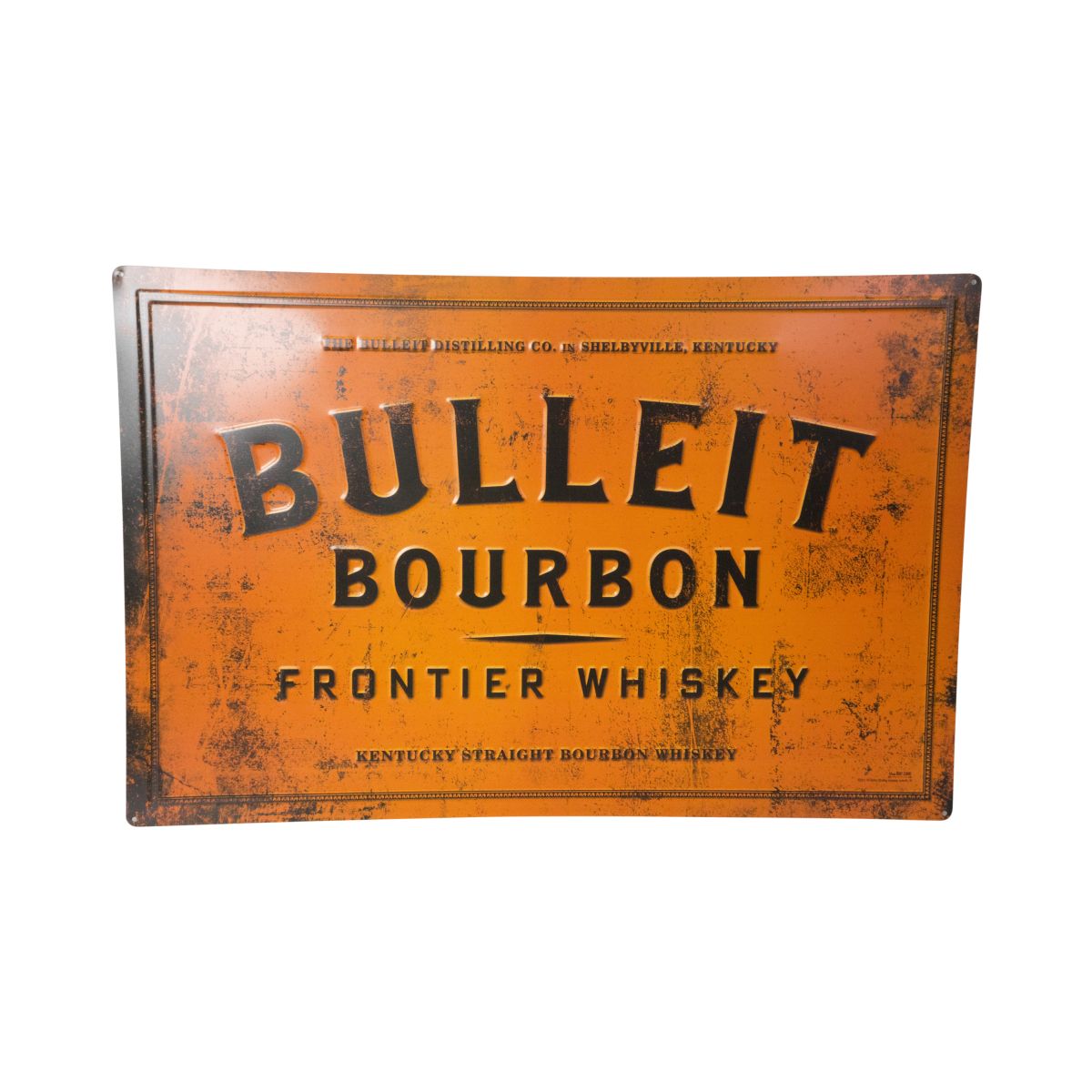 Bulleit Frontier blaszany szyld 90x60cm dekoracja ścienna szyld ścienny bar pub reklama pubu