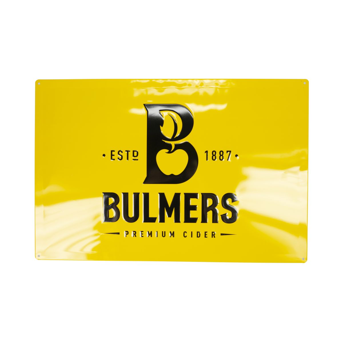 Bulmers Cider blaszany znak 60x40 cm żółty znak ścienny dekoracja reklamowa