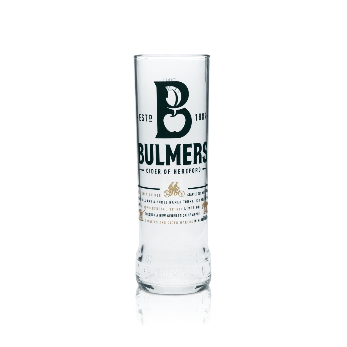 6x Bulmers Cider Glass 0,57l Pint Goblet Beer Glasses Gastro UK Britain Beer Pub – Widok 2