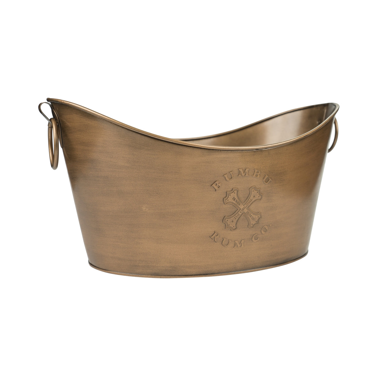 Bumbu Rum Cooler Bottles Ice Cube Box Container Tub Copper Design Bar