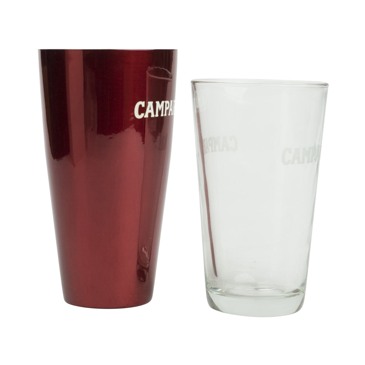 Campari Aperitif Boston Shaker czerwony mikser do koktajli Longdrink Logo – Widok 3