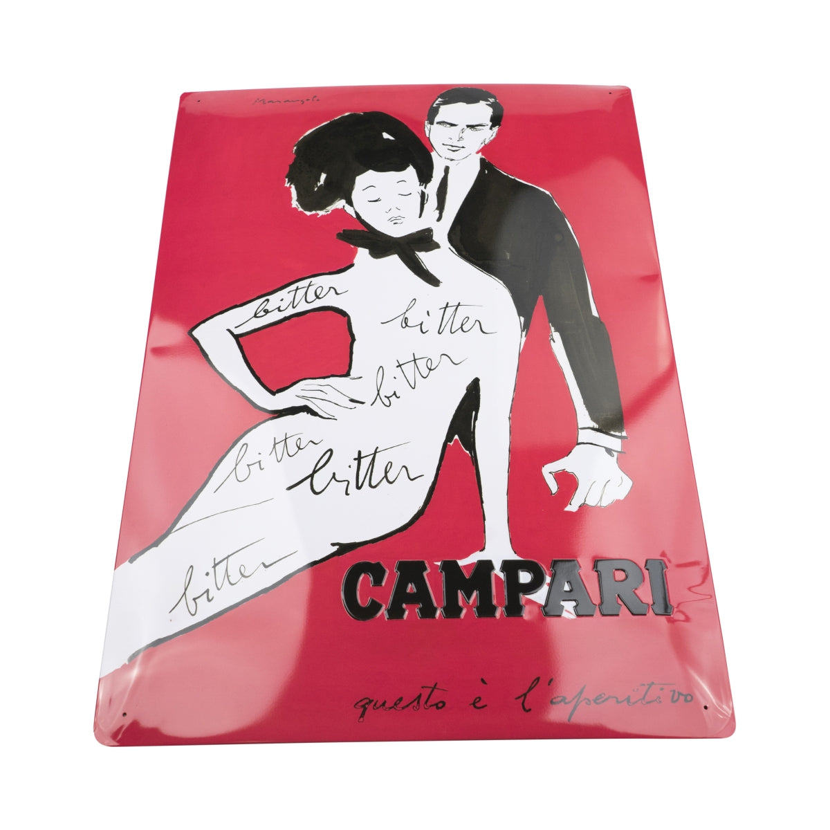 Campari puszka znak dekoracja ścienna plakat styl vintage metalowy prezent bar pub