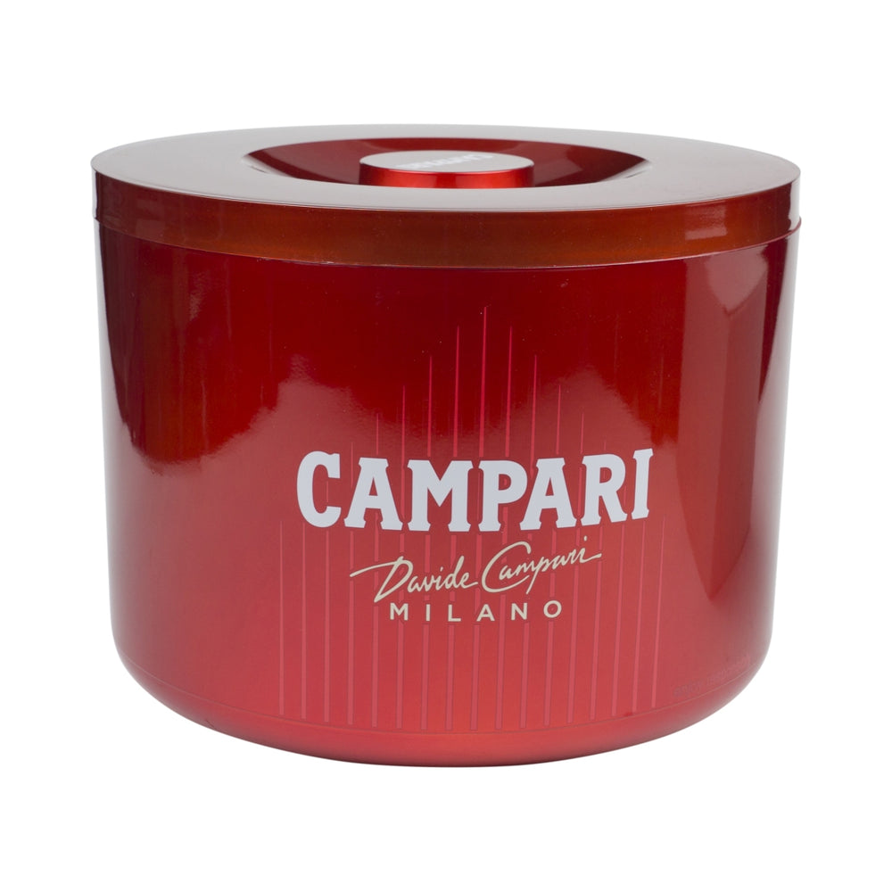 Campari pojemnik na lód z pokrywką 10L "Milano" pojemnik na kostki lodu butelki bar czerwony