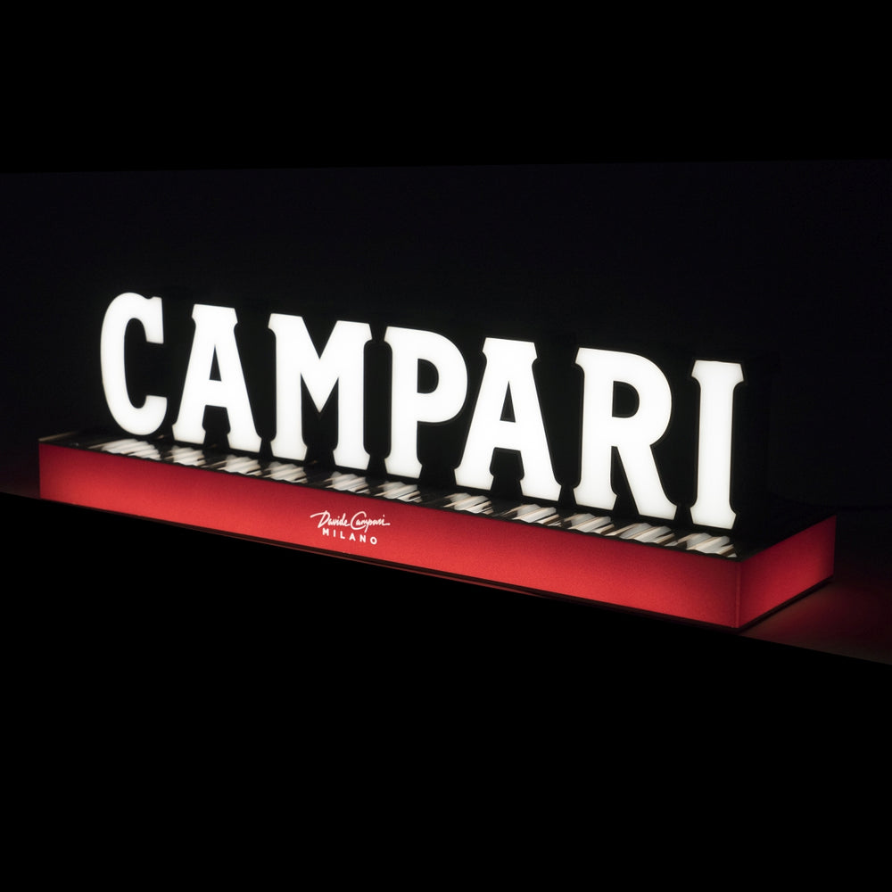 Podświetlany znak Campari LED Milano Dekoracja ścienna z podświetleniem