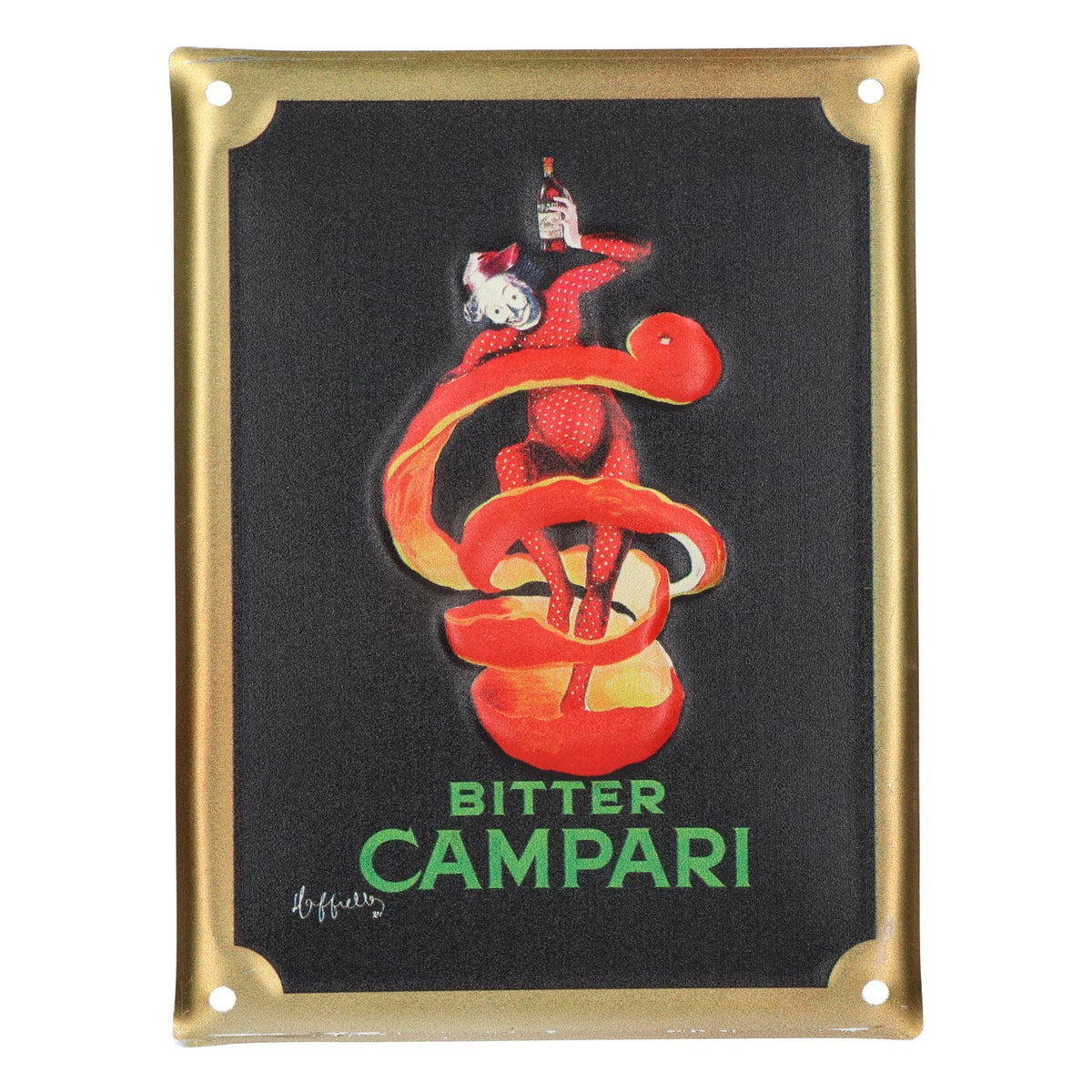 Campari likier puszka znak dekoracja ściana znak reklamowy znak 20x15 cm reklama płótno używane