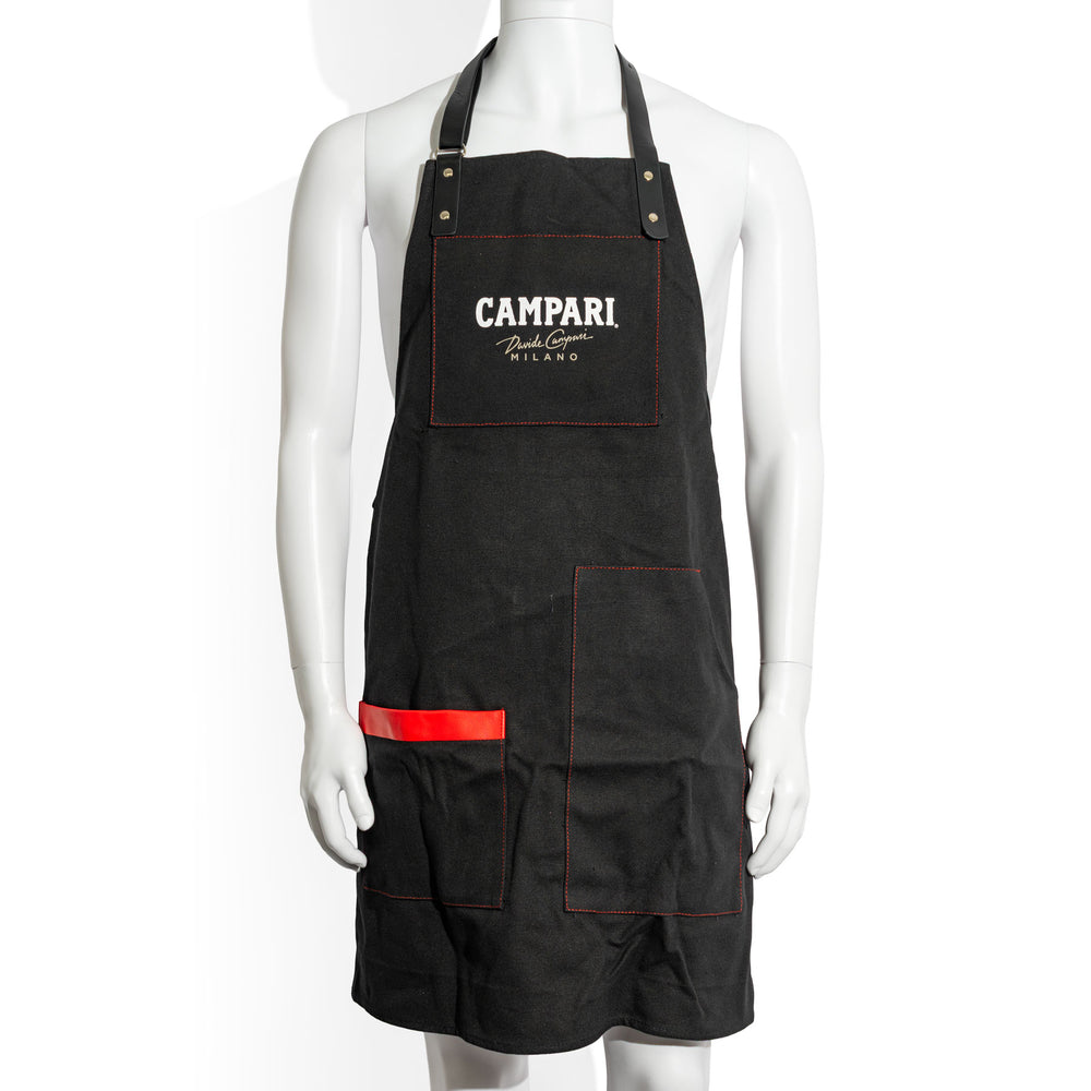 Fartuch barmański Campari Fartuch kelnerki Fartuch bistro Czarny „Milano”
