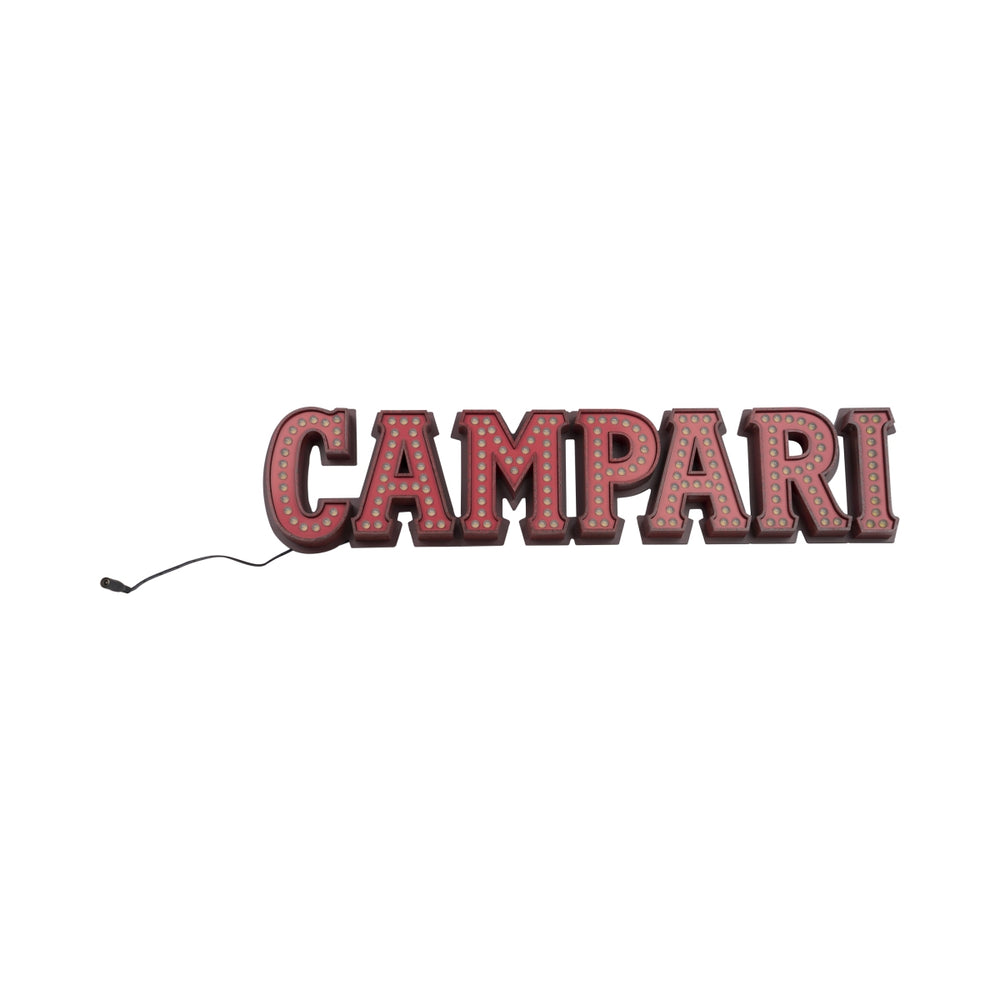 Campari Negroni neon litery czerwony znak LED tablica reklamowa znak ścienny