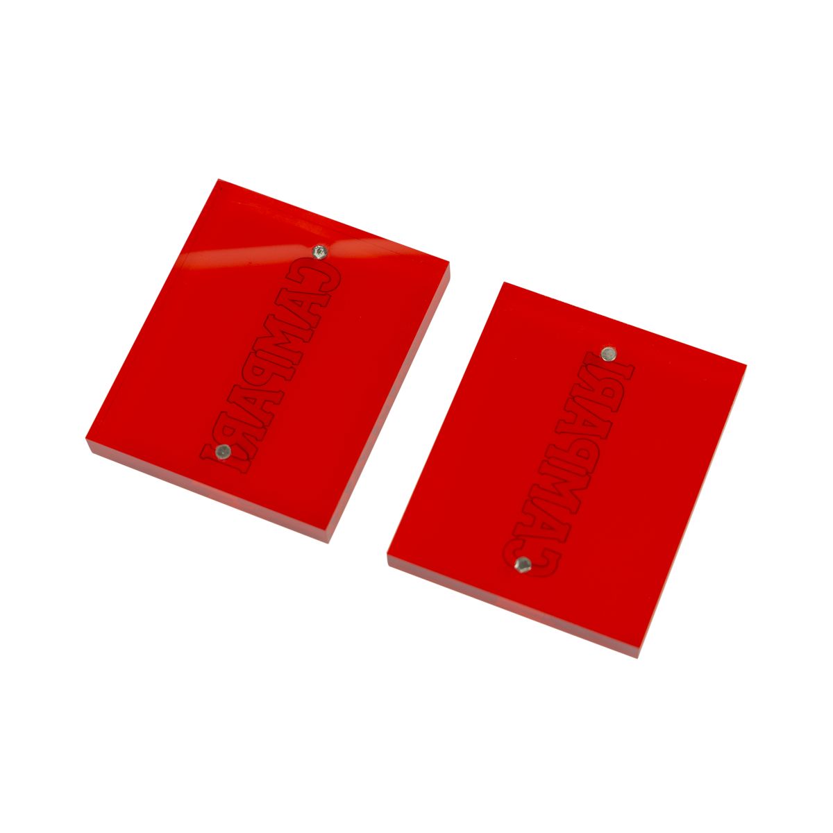 Campari Table Display Card Holder Red Magnetyczna dekoracja reklamowa – Widok 2