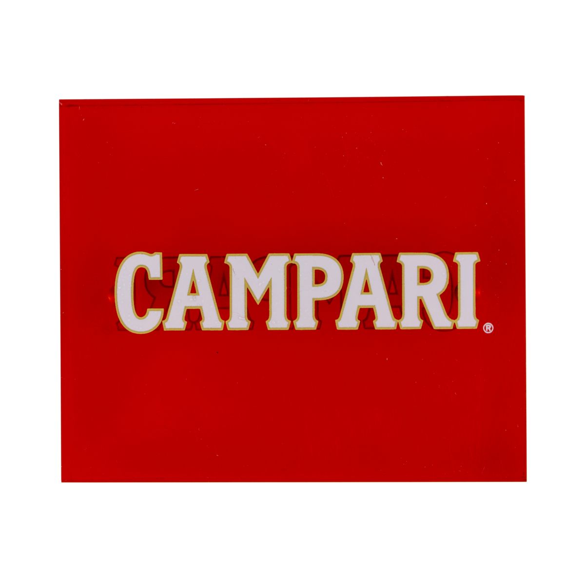 Campari Table Display Card Holder Red Magnetyczna dekoracja reklamowa – Widok 3