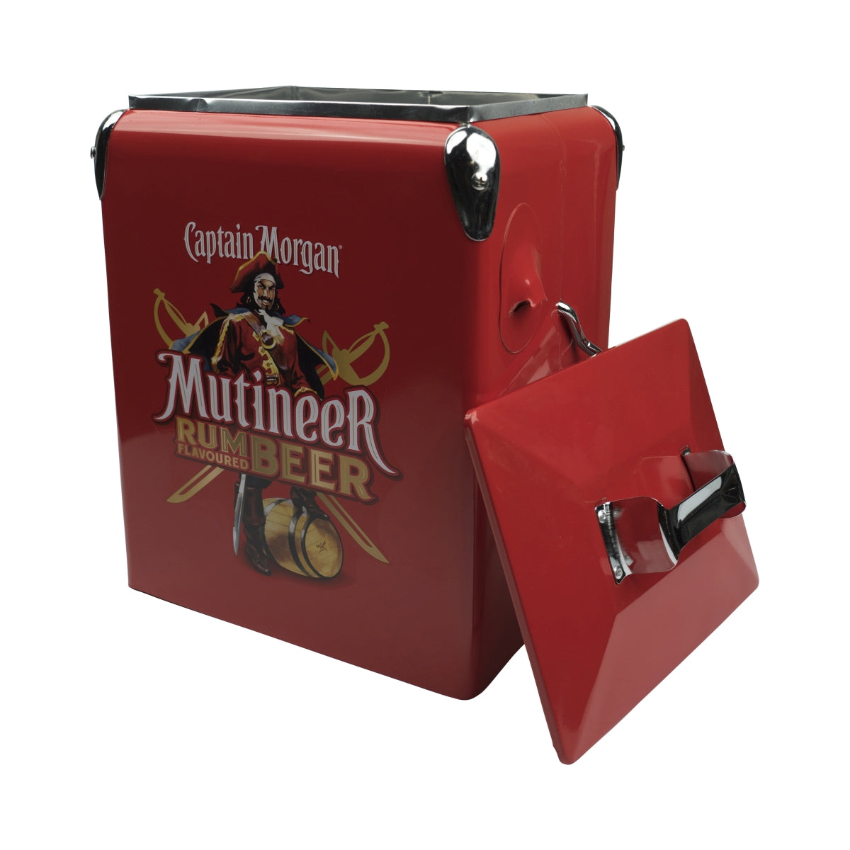 Captain Morgan Rum Cooler Retro Cooler Red Mutineer Rumbeer Cooler Beer – Widok 2