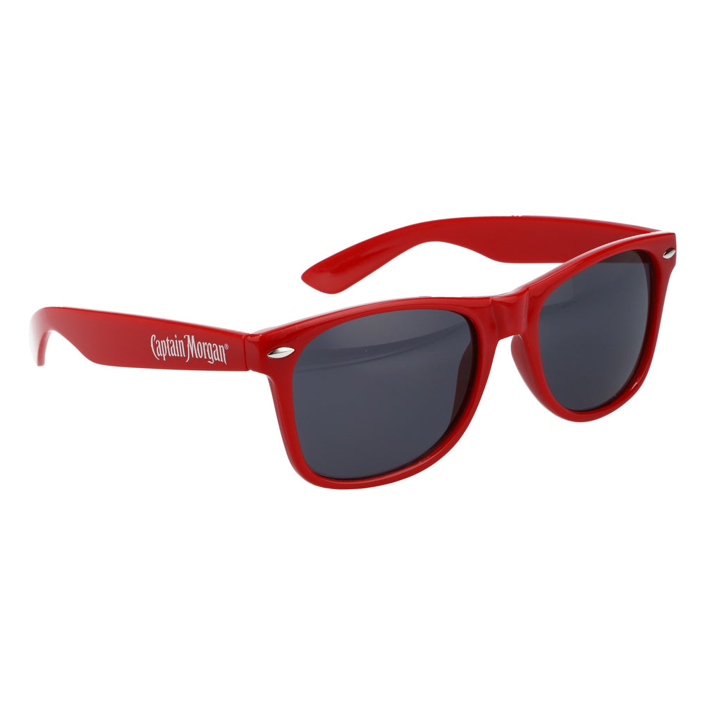 Okulary przeciwsłoneczne Captain Morgan Rum Okulary imprezowe Sunglasses Malle czerwone UV 400