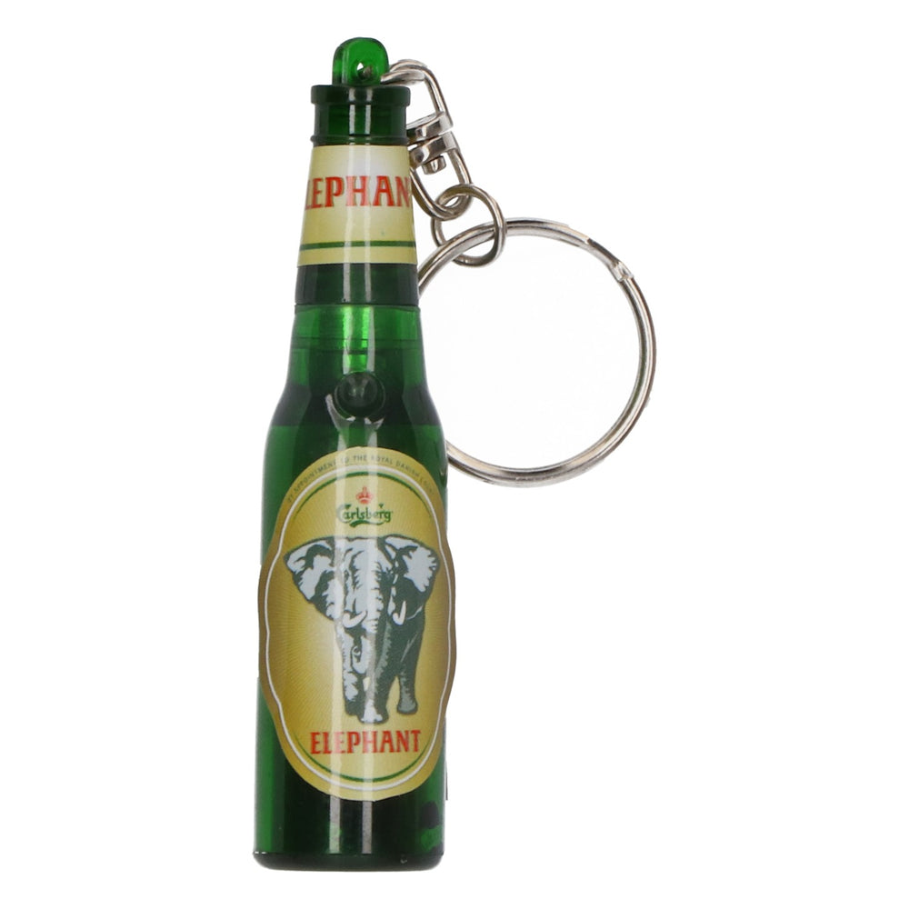 Latarka LED Carlsberg do piwa, brelok do kluczy, latarka outdoorowa, butelka „Elephant”