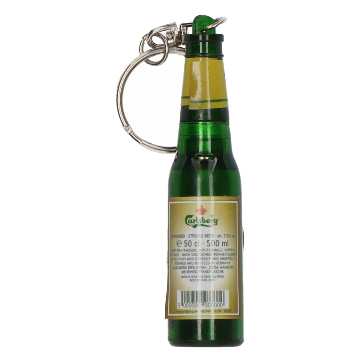 Latarka LED Carlsberg do piwa, brelok do kluczy, latarka outdoorowa, butelka „Elephant” – Widok 2