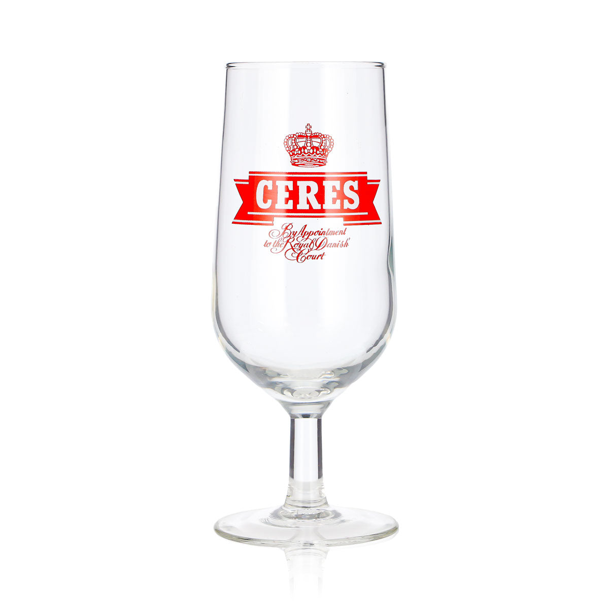 Szklanka do piwa Ceres 0,3 l, puchar, z czerwonym logo
