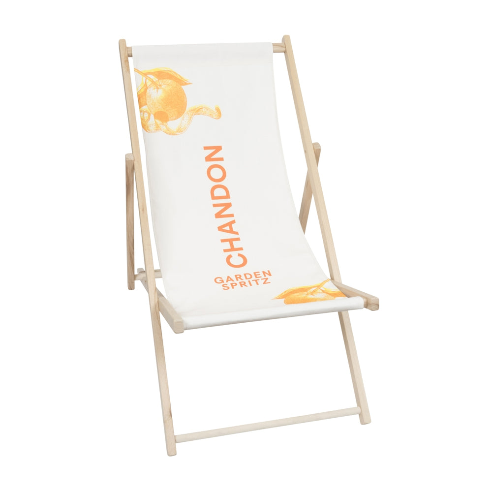Leżak ogrodowy Chandon Garden Spritz składany leżak ogrodowy plażowy leżak kempingowy