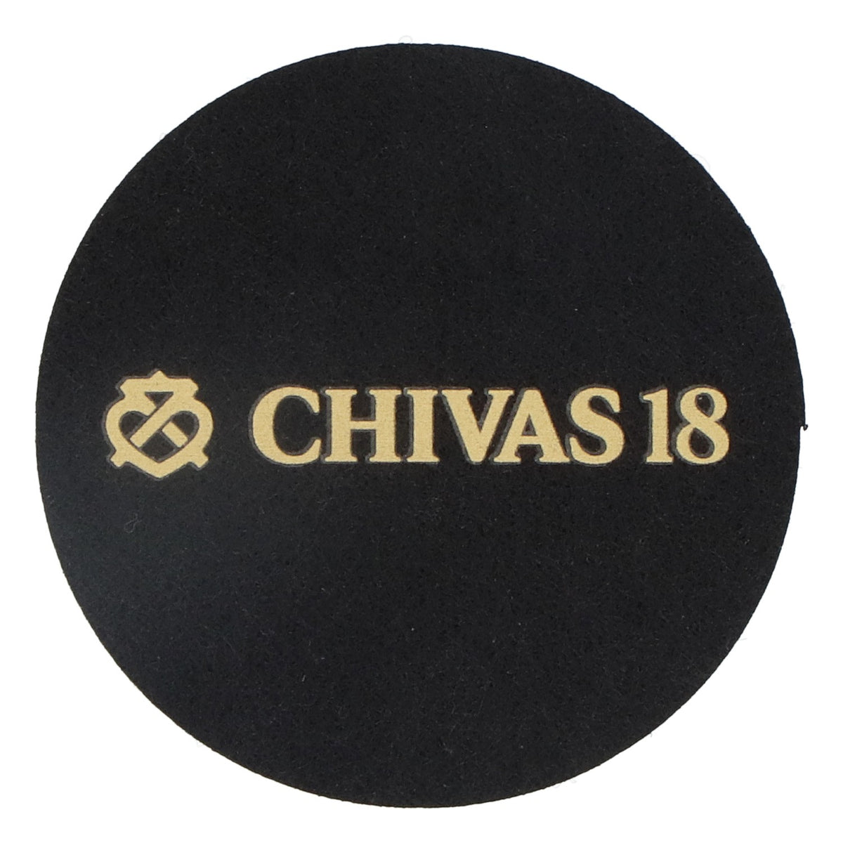 Podkładka pod kieliszki Chivas Regal Whiskey, filcowa, czarna, średnica 6,2 cm „Chivas 18” – Widok 2