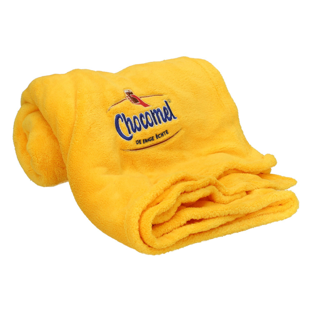 Chocomel koc polarowy 160x120cm przytulny koc koc do salonu koc Merch