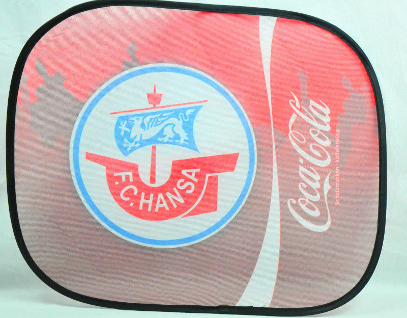 Coca Cola Osłona przeciwsłoneczna do samochodu Osłona przeciwsłoneczna na boczną szybę „FC Hansa Rostock”