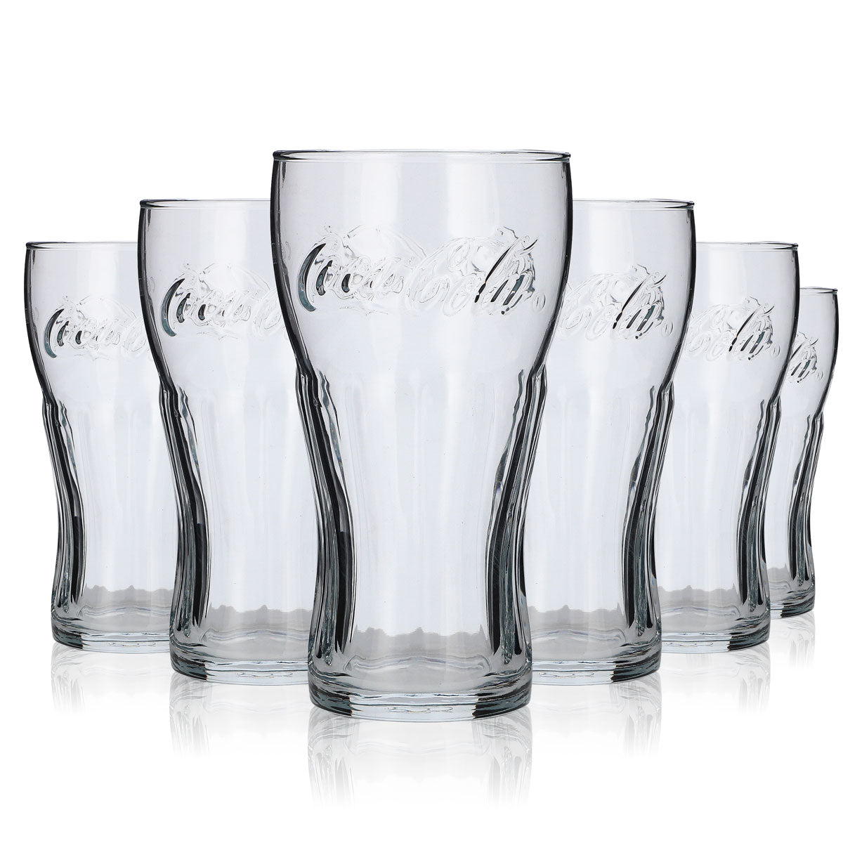 Zestaw Coca Cola Bar Bundle Set II składający się z 12 szklanek konturowych 0,3 l/0,4 l  otwieracz do butelek – Widok 3