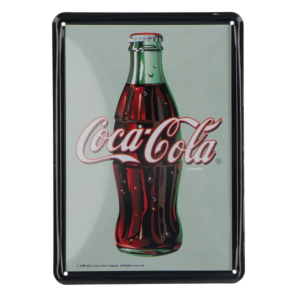 Tabliczka blaszana Coca Cola 15 x 10 cm Tabliczka reklamowa Reklama Dekoracja ścienna Gadżety reklamowe