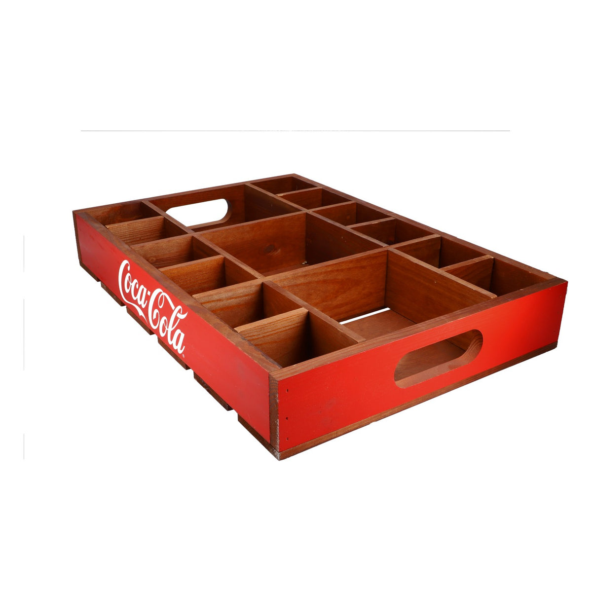 Coca Cola Taca z prawdziwego drewna Taca do serwowania Taras Wersja vintage