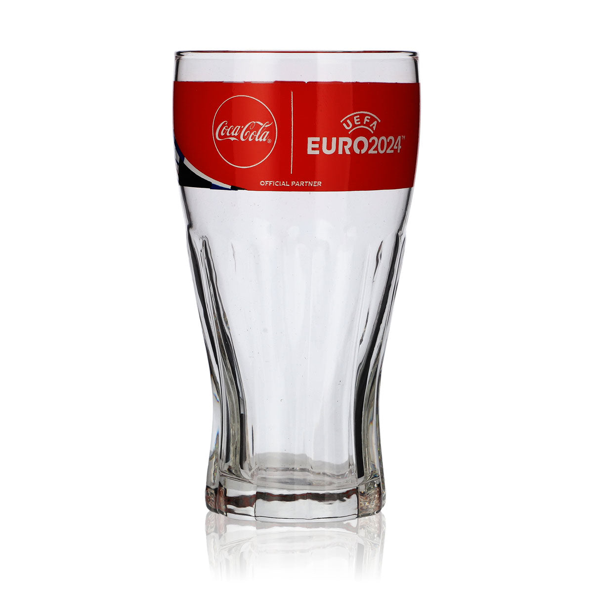 Szklanka Coca Cola 0,36 l Willi Becher Konturglas EURO 2024 Piłka nożna Edycja specjalna 3 – Widok 2