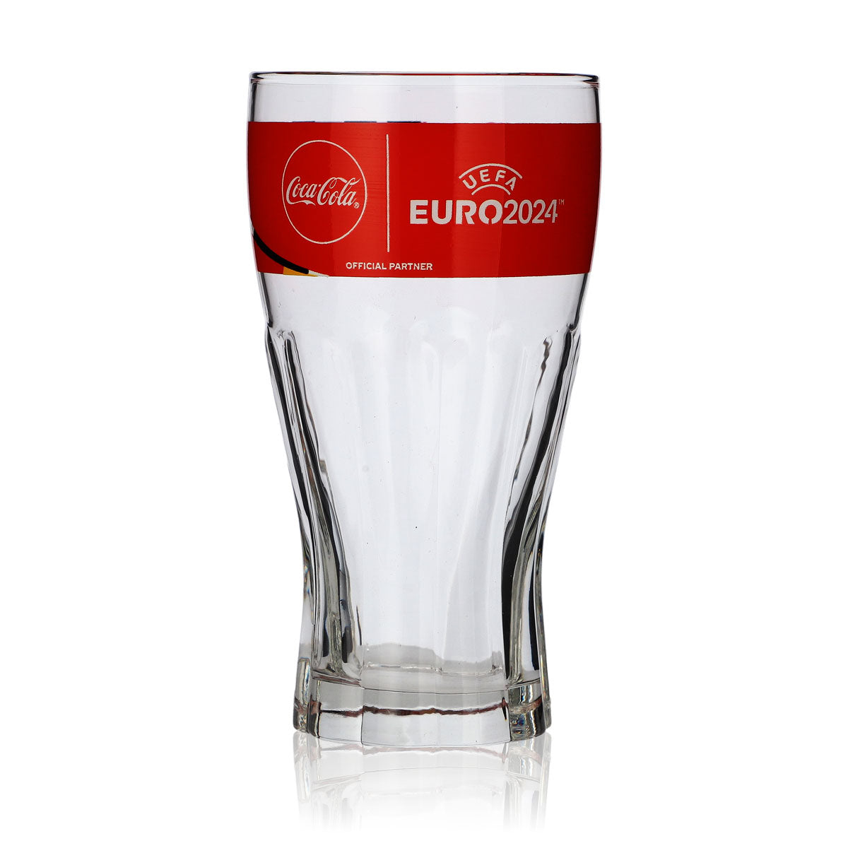 Szklanka Coca Cola 0,36 l Willi Becher Konturglas EURO 2024 Piłka nożna Edycja specjalna 5 – Widok 2
