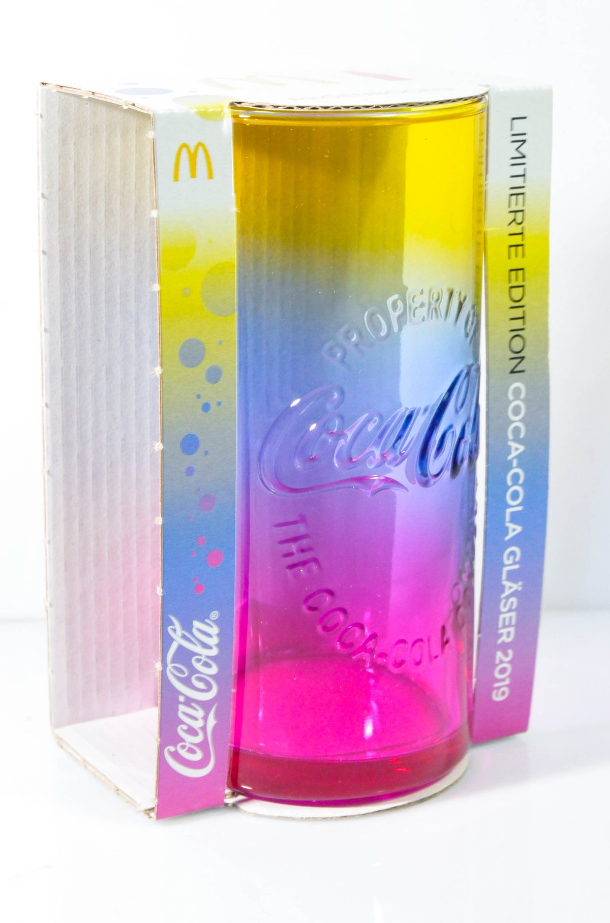 Szklanki Coca Cola Kontur Rainbow Glass Edition 2019 Mc Donalds – Widok 3