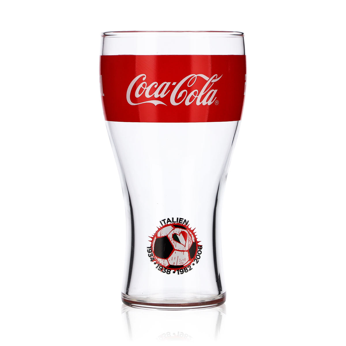 Coca Cola  Szklanka / Szklanki Szklanka kolekcjonerska Mistrz świata Szklanka nr 2 Włochy