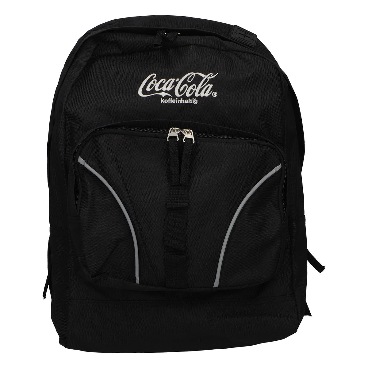 Plecak Coca-Cola, czarny z białym logo, 30x15x45 cm, gadżet dla fanów