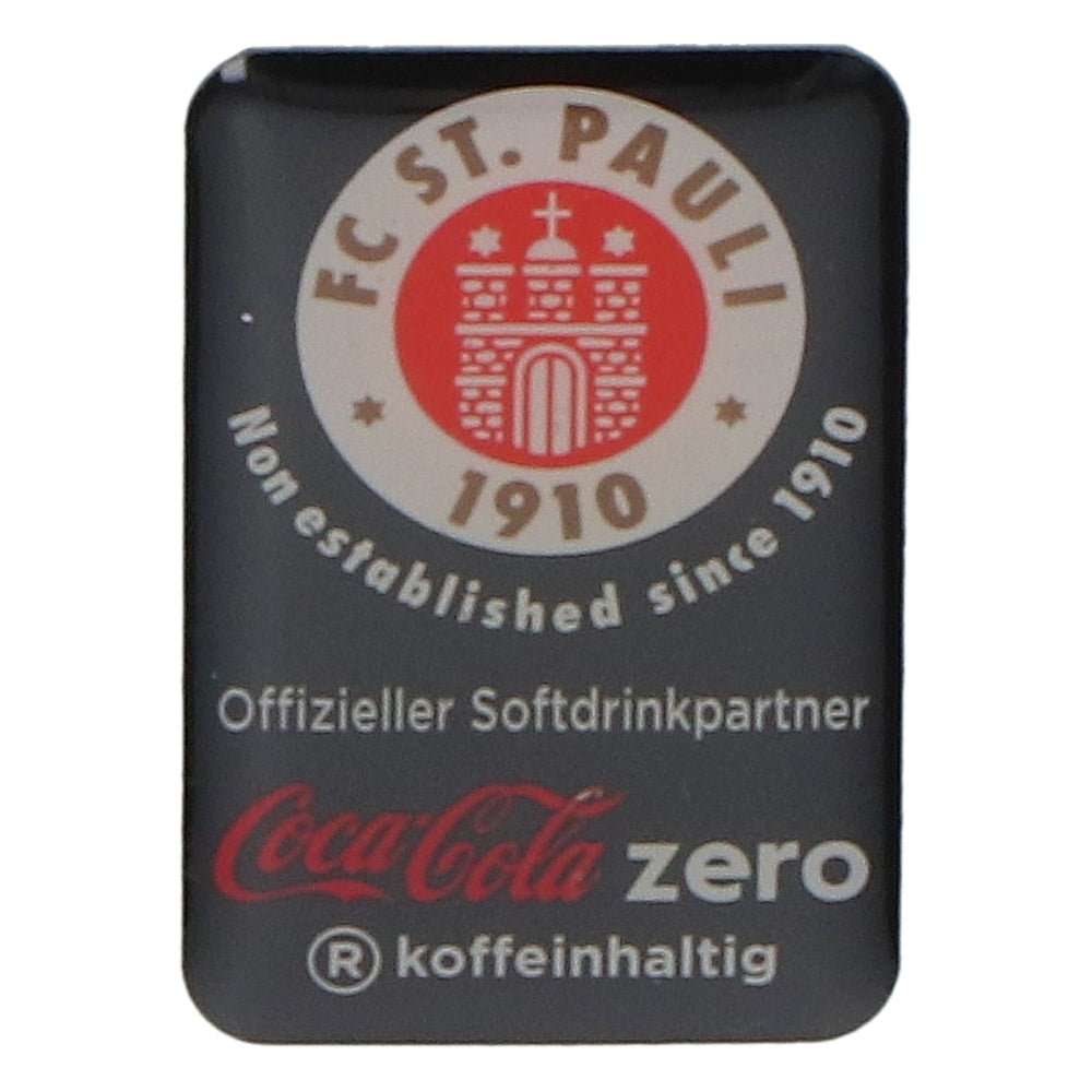 Przypinka Coca Cola Zero „FC St. Pauli”
