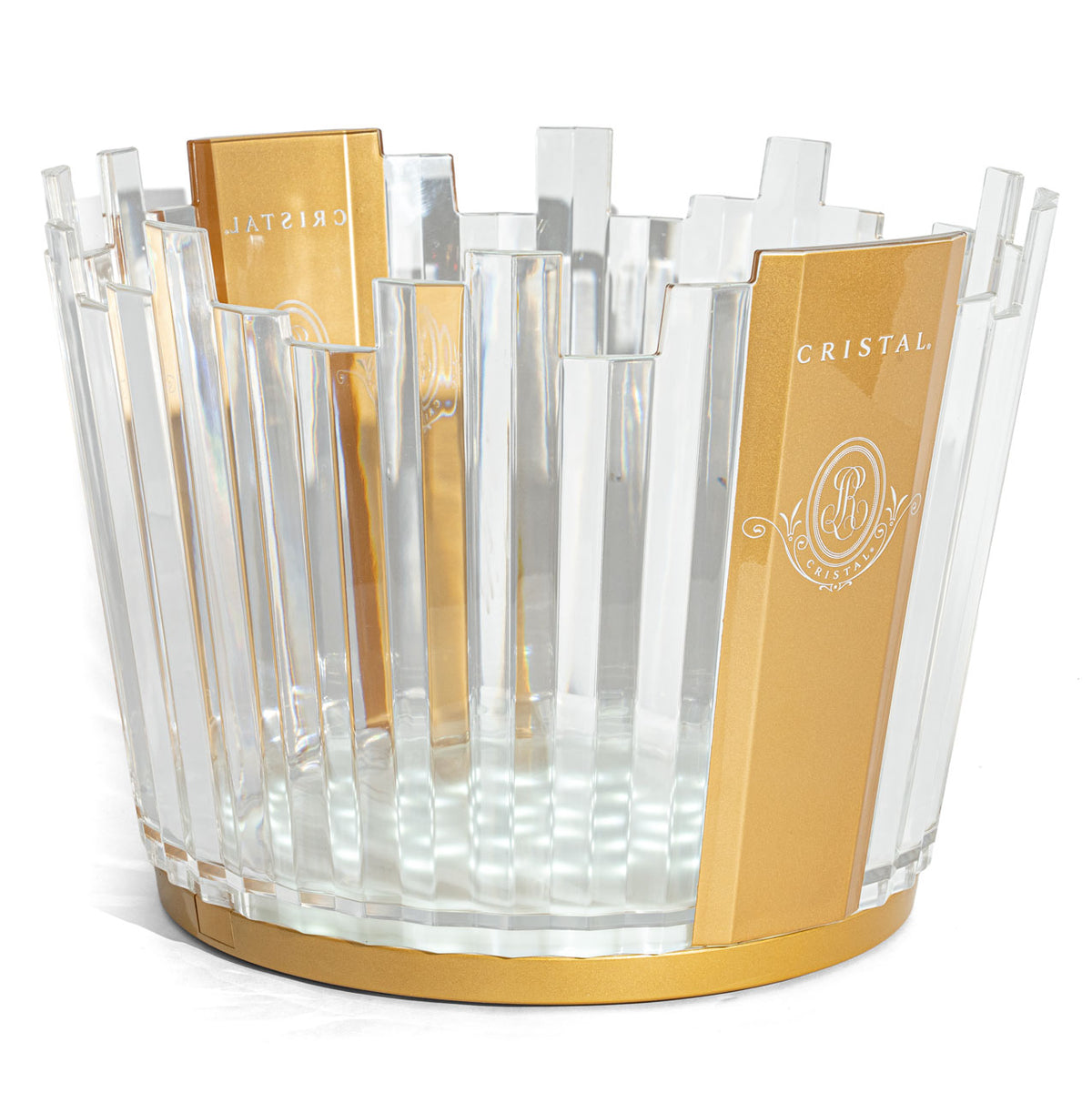 Cristal Schładzacz do szampana LED Luminous Ice Bowl Pojemnik na kostki lodu – Widok 5