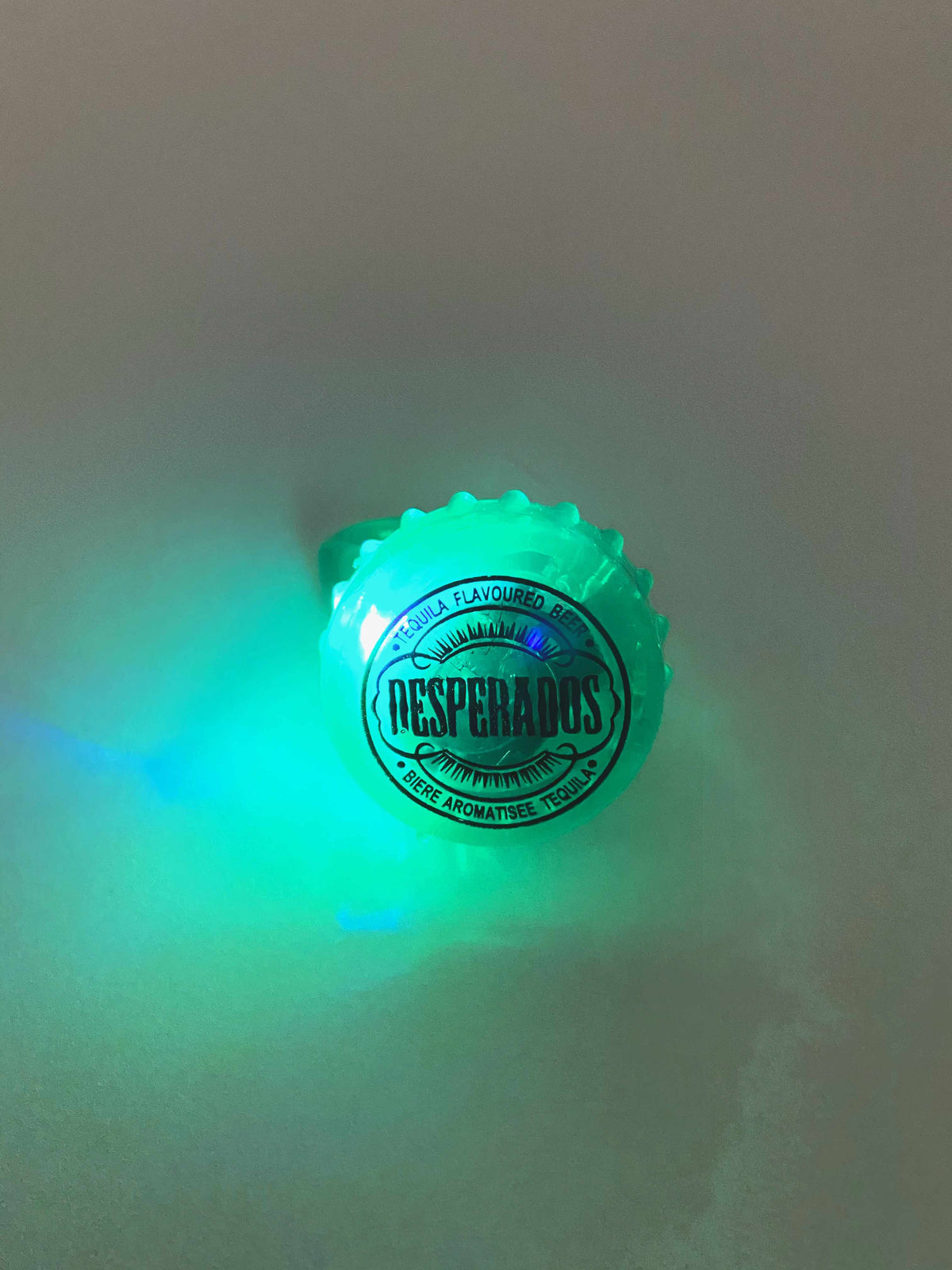 10x Deperados Blink Ring Light Ring Finger Ring LED Green Carnival Party Festival Malle