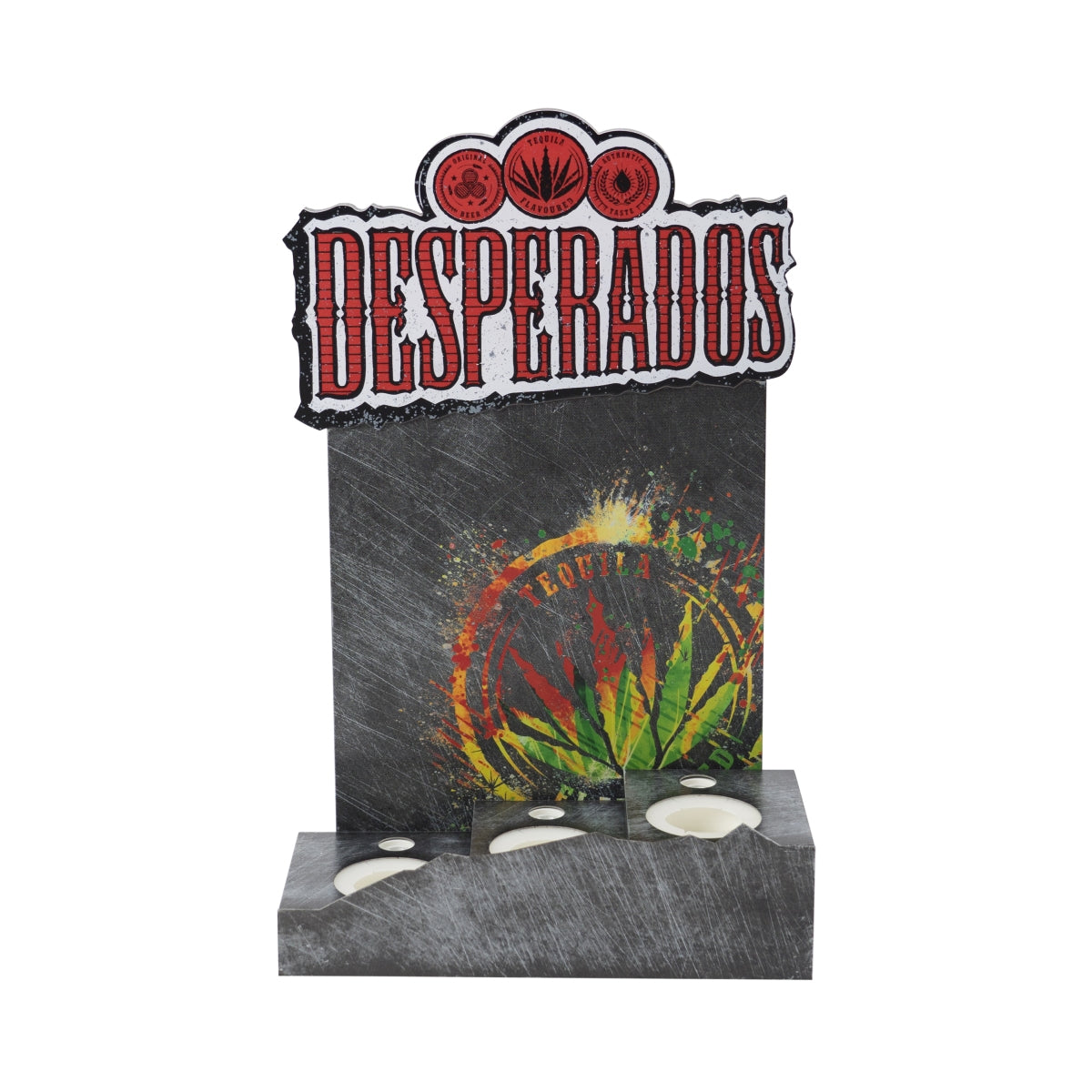 Piwo Desperados gloryfikator 50x30 LED na 3 butelki stojący znak dekoracji baru