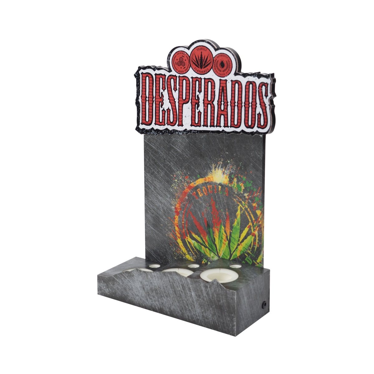 Piwo Desperados gloryfikator 50x30 LED na 3 butelki stojący znak dekoracji baru – Widok 2