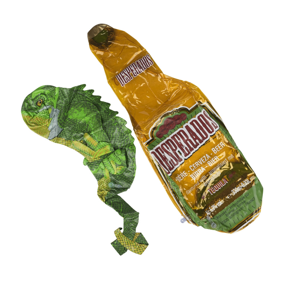 Desperados Deco Merch Set nadmuchiwana butelka (60 cm) + nadmuchiwana iguana