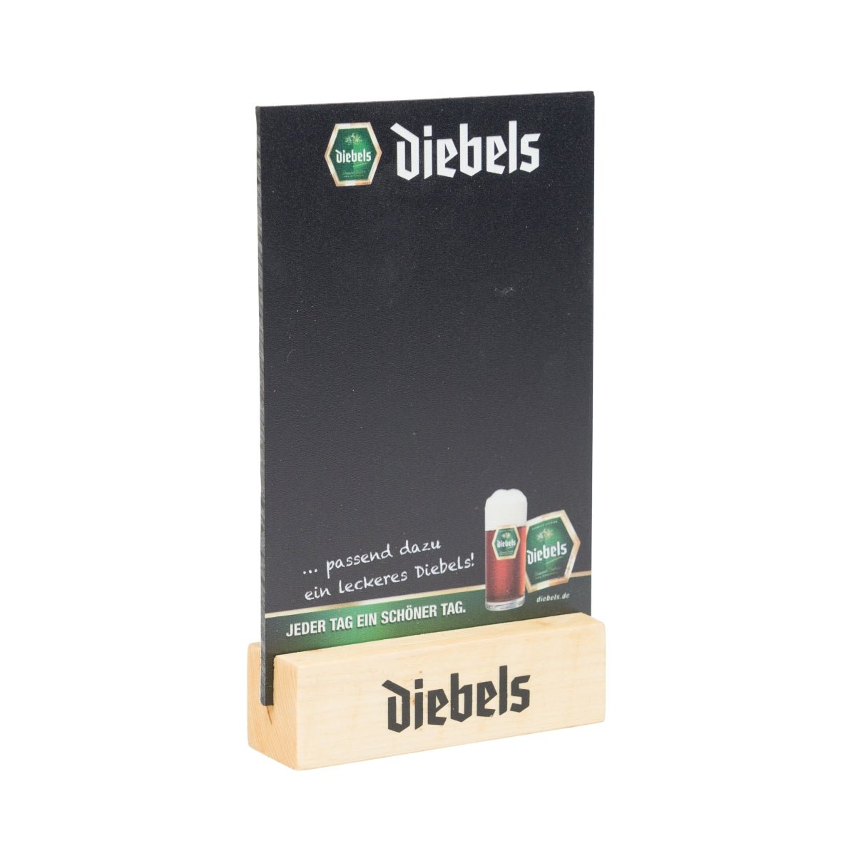 Stojak na piwo Diebels 15x11cm tablica kredowa uchwyt na karty menu bar napoje – Widok 2