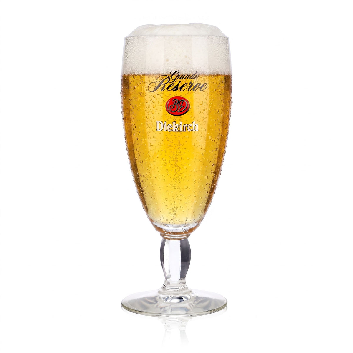 Szklanka do piwa Diekirch 0,25 l, puchar „Grande Réserve” Durobor Worthington