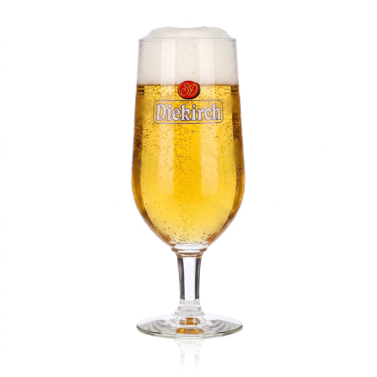 Szklanka do piwa Diekirch 0,25 l, puchar typu Pilsen, Durobor