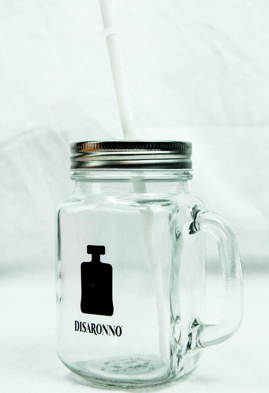 Disaronno Amaretto Mason Jar Szklanka / szklanki Szklanka do likieru z pokrywką – Widok 2