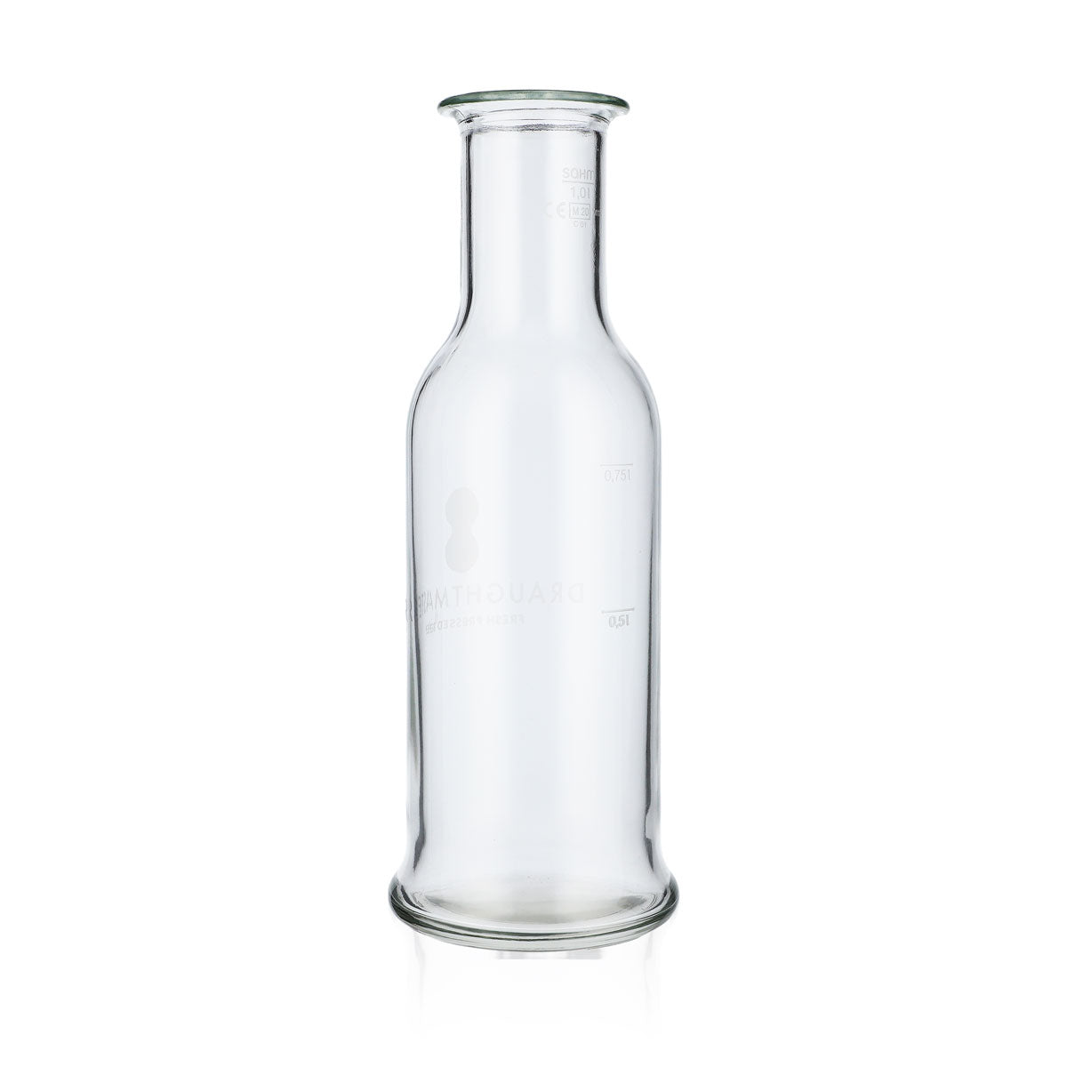 Dzbanek do piwa Draughtmaster 1,0 l Karafka Szklanki do piwa Wylewka Szklanka do piwa Purity – Widok 3
