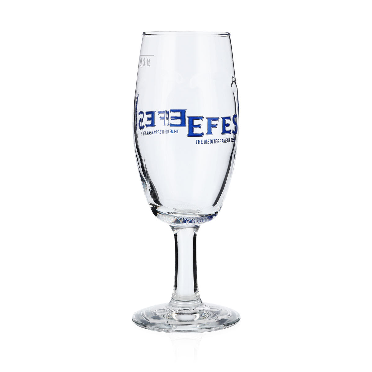 Kieliszek do piwa Efes 0,3 l, kształt pucharu, Turcja, wakacje, kieliszki, raki – Widok 2