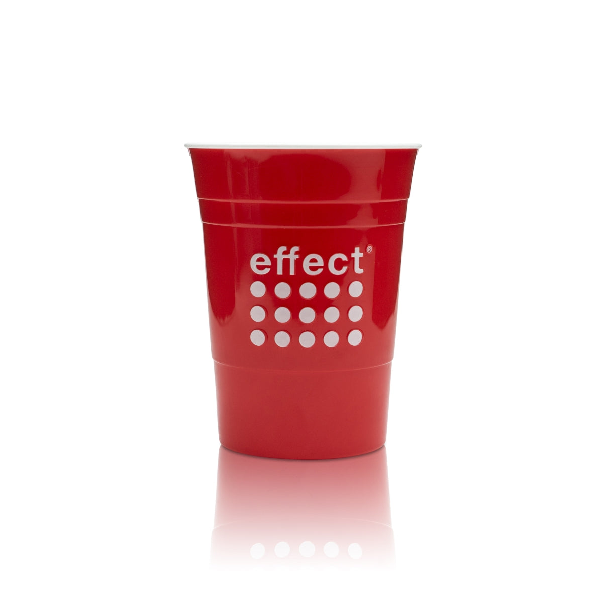 12x kubek Effect 0,3 l wielokrotnego użytku Red Cup plastikowe szklanki Beer Pong szklanka plastikowa – Widok 2