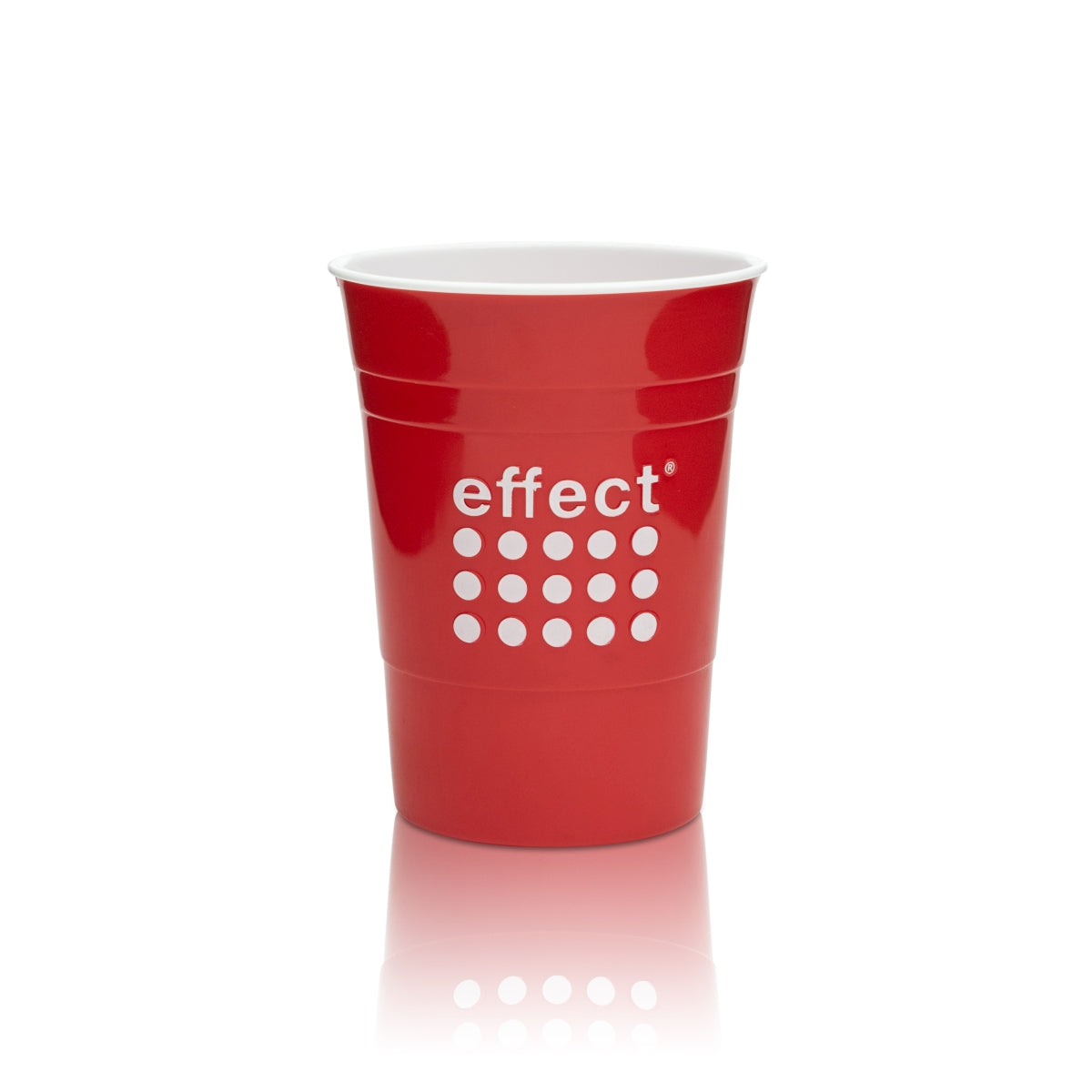 12x kubek Effect 0,3 l wielokrotnego użytku Red Cup plastikowe szklanki Beer Pong szklanka plastikowa – Widok 5