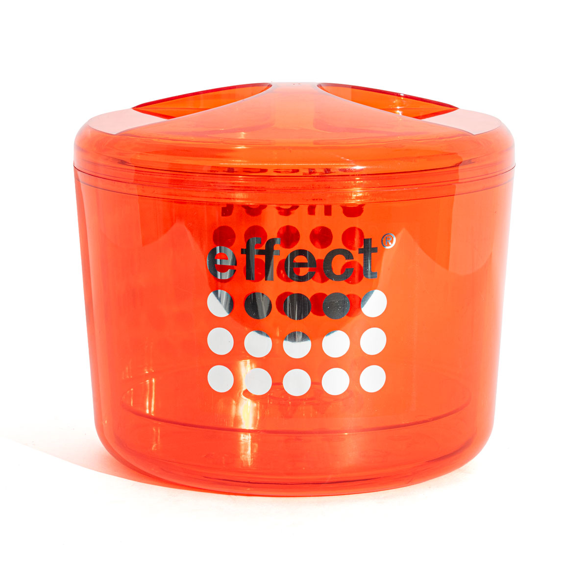 Effect Energy Akrylowy pojemnik na kostki lodu Icecube trzyczęściowy 10 l czerwony