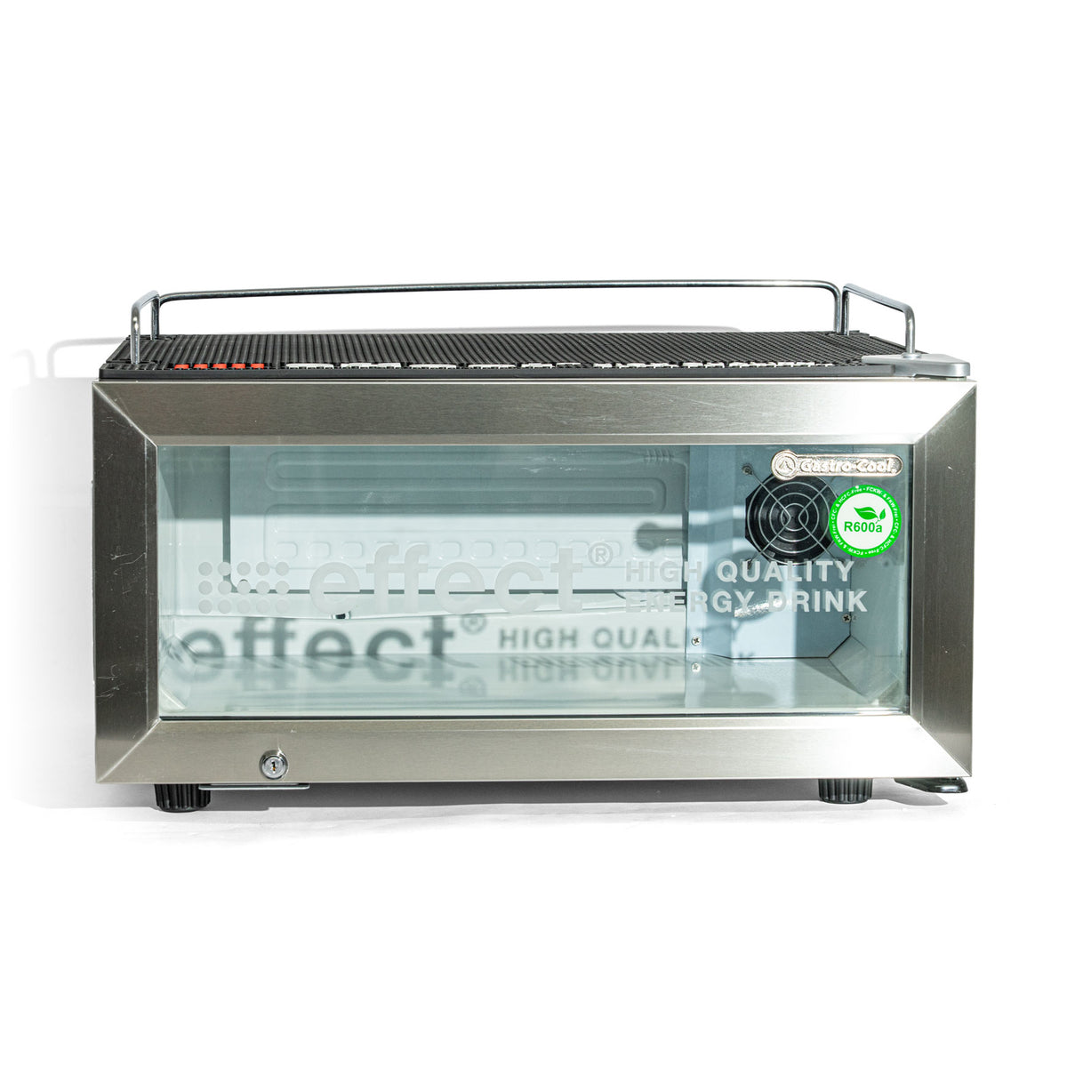 Effect Energy Lodówka Mini Fridge Lodówka ze szklanymi drzwiami 30x60x48cm Mini Cooler – Widok 2