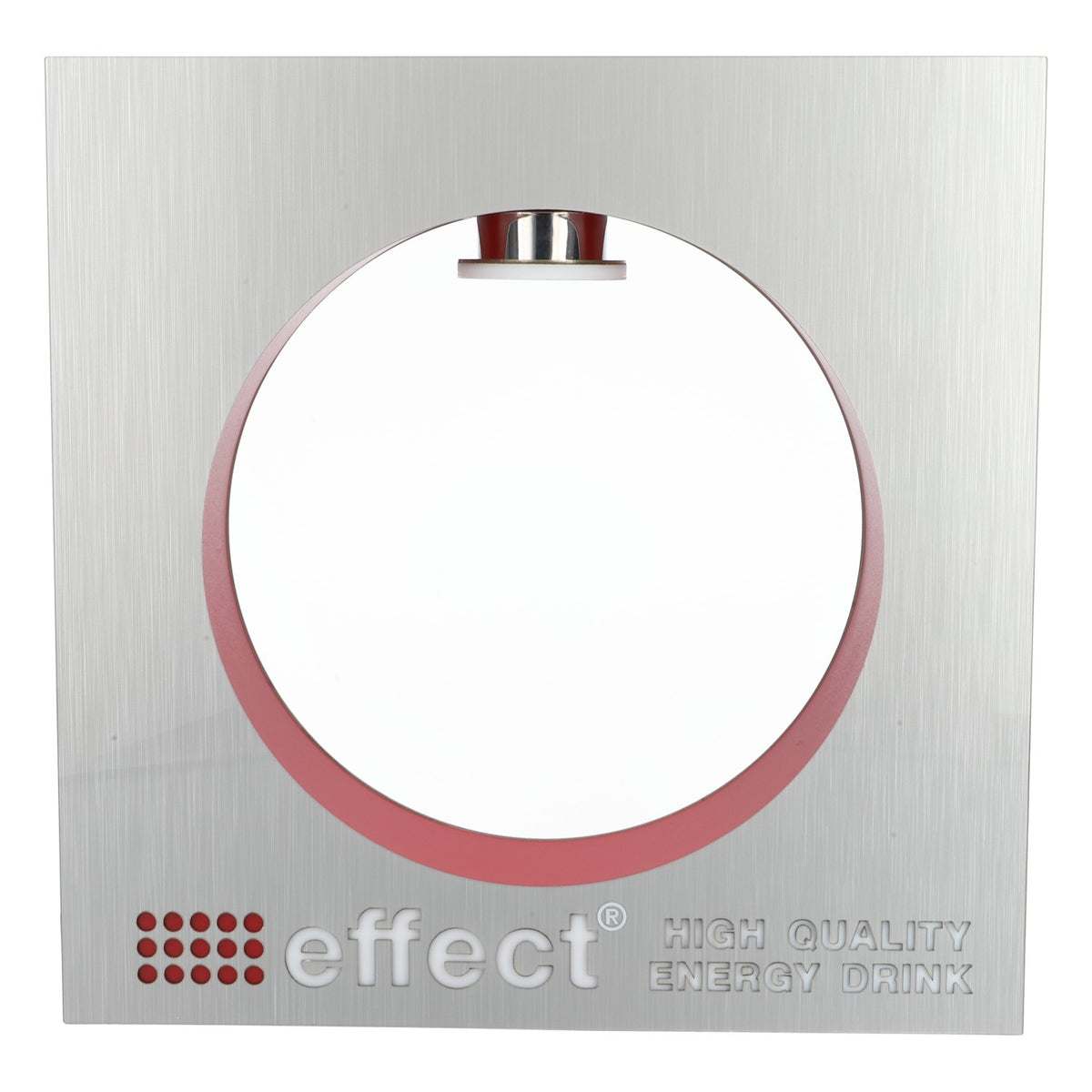 Effect Energy Reklama świetlna kwadratowa LED z zasilaczem, srebrna, z zawieszoną butelką magnetyczną – Widok 4