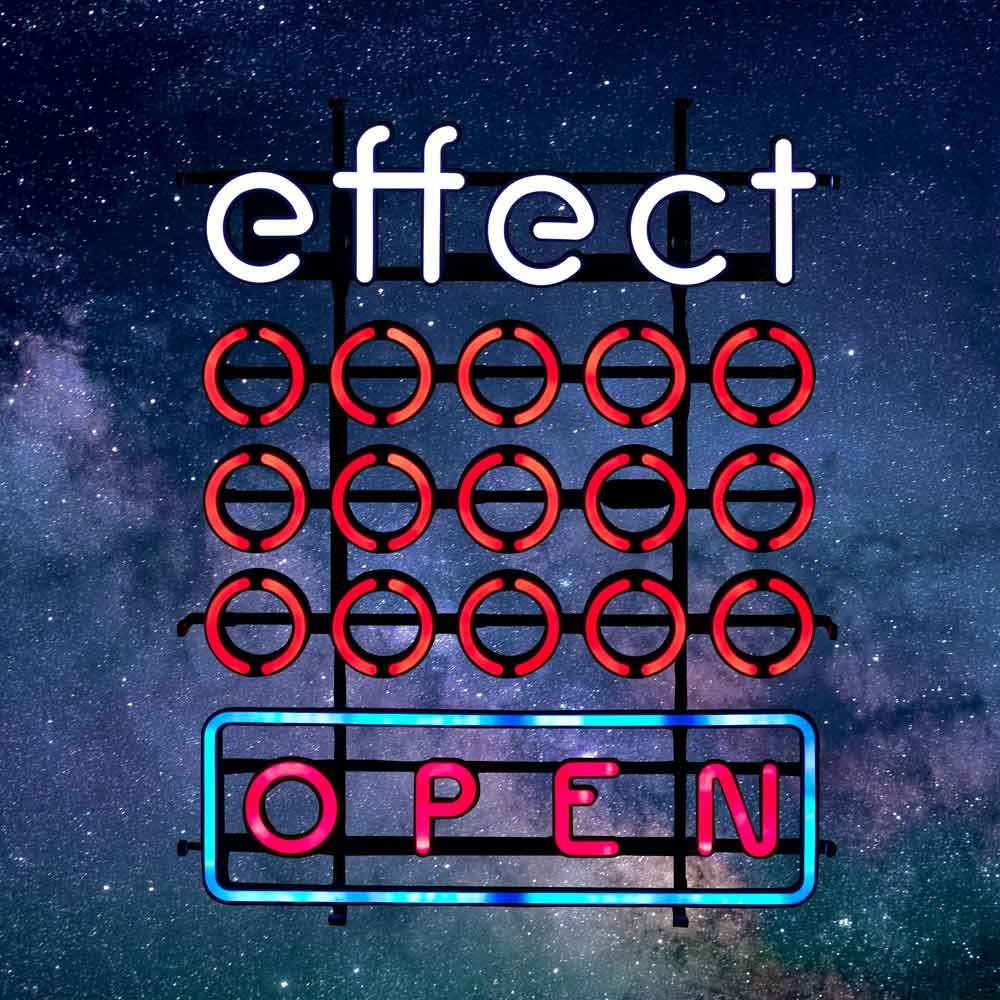 Neon efektowy LED neon otwarty ściemnialny wyświetlacz wewnętrzny bar deko