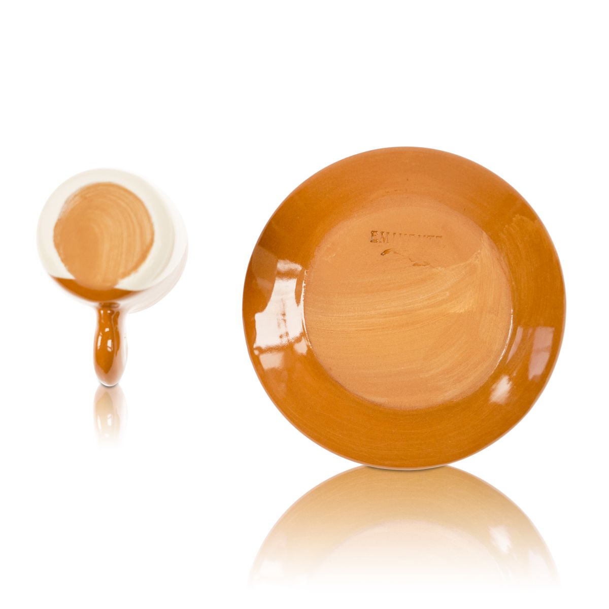 Zestaw filiżanki i spodka Eminente 75 ml Cup and Saucer Terracotta C6 Espresso Cafe – Widok 4